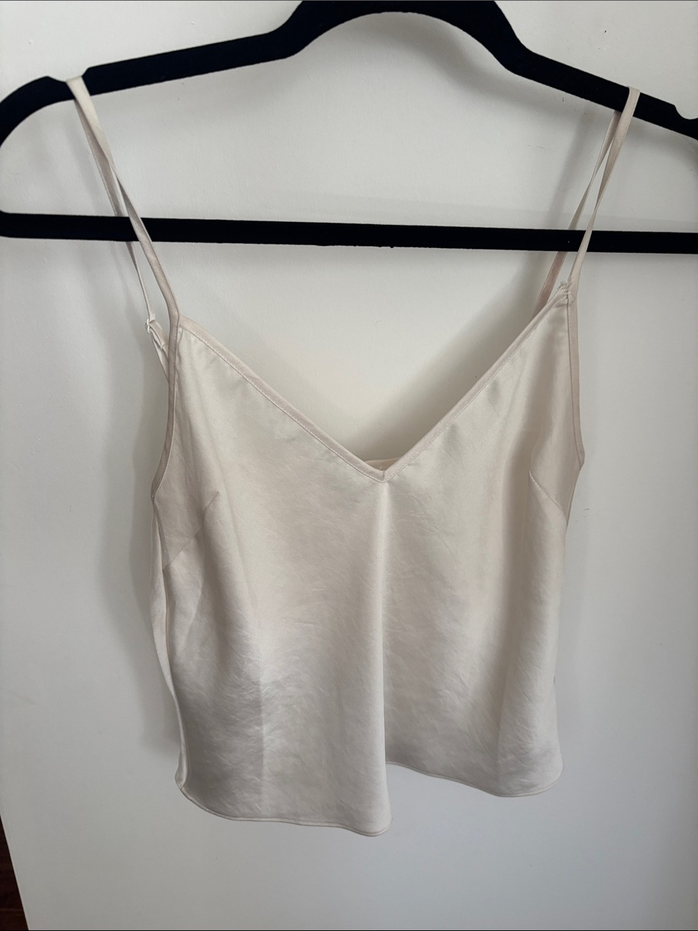Sunday Best Satin V-Neck Cream Cami